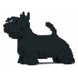 Jekca - Scottish Terrier 01S-M01 - Lego - Scultura - Costruzione - 4D - Animali di Mattoncini - Toys