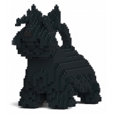 Jekca - Scottish Terrier 01S-M01 - Lego - Scultura - Costruzione - 4D - Animali di Mattoncini - Toys