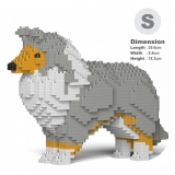 Jekca - Shetland Sheepdog 01S-M01 - Lego - Scultura - Costruzione - 4D - Animali di Mattoncini - Toys