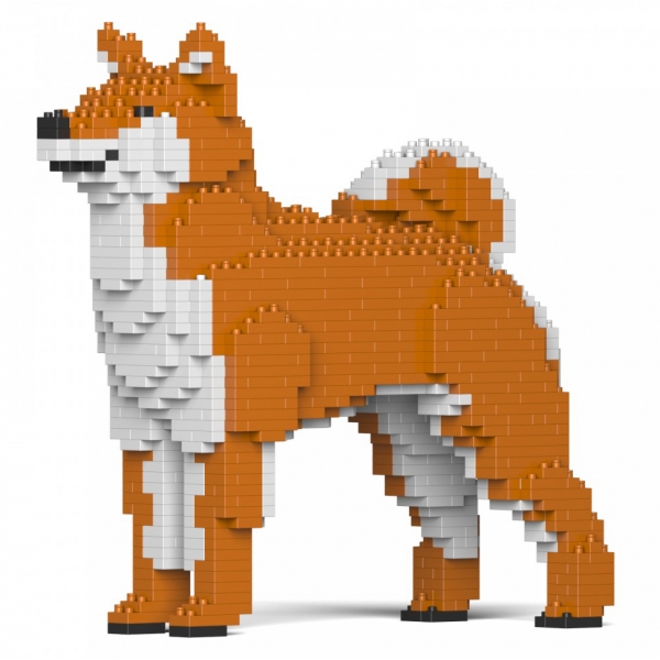 Jekca - Shiba Inu 01S-M01 - Lego - Scultura - Costruzione - 4D - Animali di Mattoncini - Toys