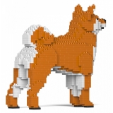 Jekca - Shiba Inu 01S-M01 - Lego - Scultura - Costruzione - 4D - Animali di Mattoncini - Toys