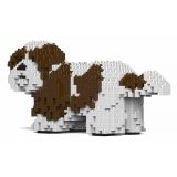 Jekca - Shih Tzu 01S-M01 - Lego - Scultura - Costruzione - 4D - Animali di Mattoncini - Toys