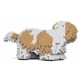Jekca - Shih Tzu 01S-M04 - Lego - Scultura - Costruzione - 4D - Animali di Mattoncini - Toys