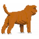 Jekca - Staffordshire Bull Terrier 01S-M01 - Lego - Sculpture - Construction - 4D - Brick Animals - Toys