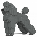 Jekca - Standard Poodle 01S-M03 - Lego - Sculpture - Construction - 4D - Brick Animals - Toys