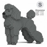 Jekca - Standard Poodle 01S-M03 - Lego - Scultura - Costruzione - 4D - Animali di Mattoncini - Toys