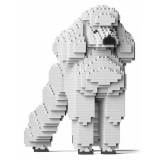 Jekca - Standard Poodle 01S-S01 - Lego - Sculpture - Construction - 4D - Brick Animals - Toys