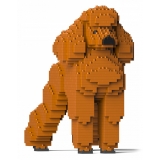 Jekca - Standard Poodle 01S-S13 - Lego - Scultura - Costruzione - 4D - Animali di Mattoncini - Toys