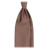 Viola Milano - Solaro Woven Selftipped Tie - Sand Tone - Handmade in Italy - Luxury Exclusive Collection