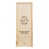 Res Antiqva - Wooden Box in Maritime Pine for Organic Italian Extra Virgin Olive Oil