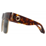 Linda Farrow - Rosalie Oversized Sunglasses in Tortoiseshell - LFL1284C2SUN - Linda Farrow Eyewear
