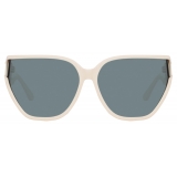 Linda Farrow - Occhiali da Sole Sabine Oversized in Crema - LFL1298C3SUN - Linda Farrow Eyewear