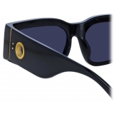 Linda Farrow - Senna Cat Eye Sunglasses in Black - LFL1351C1SUN - Linda Farrow Eyewear