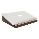 Woodcessories - Noce / MacBook Lift Ergonomico in Legno - MacBook - Eco Stand - Supporto MacBook in Legno