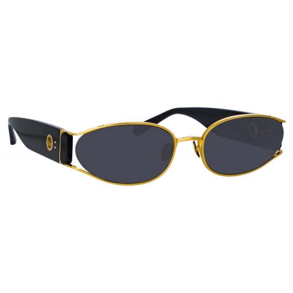 Linda Farrow - Shelby Cat Eye Sunglasses in Black - LFL1157C1SUN - Linda Farrow Eyewear