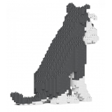 Jekca - Standard Schnauzer 04S-M01 - Lego - Sculpture - Construction - 4D - Brick Animals - Toys