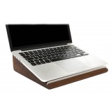 Woodcessories - Walnut / Ergonomic Wooden MacBook Lift - MacBook - Eco Stand - Wooden MacBook Support