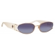 Linda Farrow - Occhiali da Sole Shelby Cat Eye in Crema - LFL1157C3SUN - Linda Farrow Eyewear