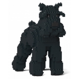 Jekca - Standard Schnauzer 01S-M03 - Lego - Scultura - Costruzione - 4D - Animali di Mattoncini - Toys