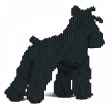 Jekca - Standard Schnauzer 01S-M03 - Lego - Scultura - Costruzione - 4D - Animali di Mattoncini - Toys