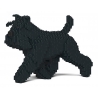 Jekca - Standard Schnauzer 03S-M03 - Lego - Sculpture - Construction - 4D - Brick Animals - Toys