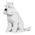 Jekca - Standard Schnauzer 04S-S01 - Lego - Sculpture - Construction - 4D - Brick Animals - Toys