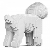 Jekca - Toy Poodle 01S-M01 - Lego - Scultura - Costruzione - 4D - Animali di Mattoncini - Toys