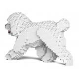Jekca - Toy Poodle 02S-M01 - Lego - Sculpture - Construction - 4D - Brick Animals - Toys