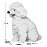 Jekca - Toy Poodle 03S-M01 - Lego - Scultura - Costruzione - 4D - Animali di Mattoncini - Toys