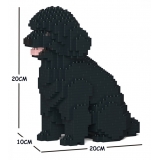 Jekca - Toy Poodle 03S-M02 - Lego - Sculpture - Construction - 4D - Brick Animals - Toys