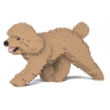 Jekca - Toy Poodle 02S-M03 - Lego - Sculpture - Construction - 4D - Brick Animals - Toys