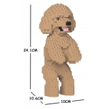 Jekca - Toy Poodle 04S-M03 - Lego - Scultura - Costruzione - 4D - Animali di Mattoncini - Toys