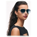 Tiffany & Co. - Pilot Sunglasses - Silver Tiffany Blue® - Tiffany City HardWear Collection - Tiffany & Co. Eyewear