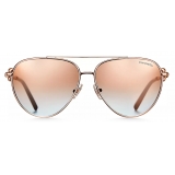 Tiffany & Co. - Pilot Sunglasses - Rose Gold Pink - Tiffany City HardWear Collection - Tiffany & Co. Eyewear
