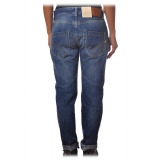 Dondup - Jeans Straight con Tela Trattata - Blu - Pantalone - Luxury Exclusive Collection