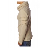Dondup - Jumper with Crew Neck - Beige - Knitwear - Luxury Exclusive Collection