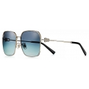 Tiffany & Co. - Square Sunglasses - Pale Gold Tiffany Blue® - Tiffany City HardWear Collection - Tiffany & Co. Eyewear