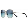 Tiffany & Co. - Square Sunglasses - Pale Gold Tiffany Blue® - Tiffany City HardWear Collection - Tiffany & Co. Eyewear