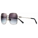 Tiffany & Co. - Square Sunglasses - Pale Gold Gray - Tiffany City HardWear Collection - Tiffany & Co. Eyewear