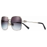 Tiffany & Co. - Occhiale da Sole Quadrati - Oro Chiaro Grigio - Collezione Tiffany City HardWear - Tiffany & Co. Eyewear