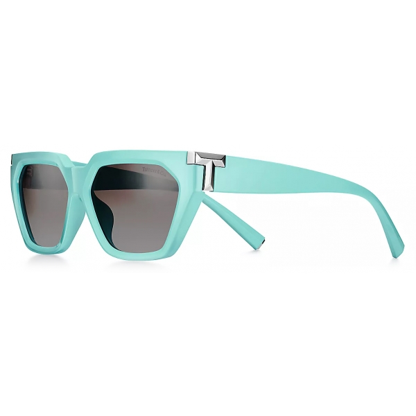 Tiffany & Co. - Cat Eye Sunglasses - Tiffany Blue® Gray Gradient - Tiffany T Collection - Tiffany & Co. Eyewear