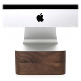 Woodcessories - Walnut / Premium Wooden iMac Stand - MacBook 21,5 - Eco Foot - Wooden MacBook Support