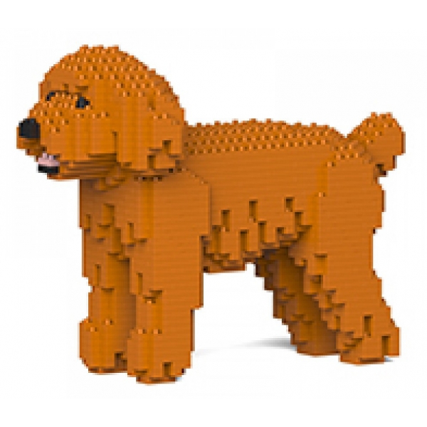 Jekca - Toy Poodle 01S-M04 - Lego - Scultura - Costruzione - 4D - Animali di Mattoncini - Toys