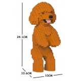Jekca - Toy Poodle 04S-M04 - Lego - Sculpture - Construction - 4D - Brick Animals - Toys