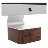 Woodcessories - Noce / Supporto iMac Premium in Legno - MacBook 27 - Eco Foot - Supporto MacBook in Legno