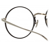 Linda Farrow - Occhiali da Vista The Adams Ovale in Nero Oro Bianco (C2) - LFL925C2OPT - Linda Farrow Eyewear