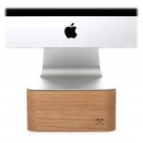 Woodcessories - Oak / Premium Wooden iMac Stand - MacBook 27 - Eco Foot - Wooden MacBook Support