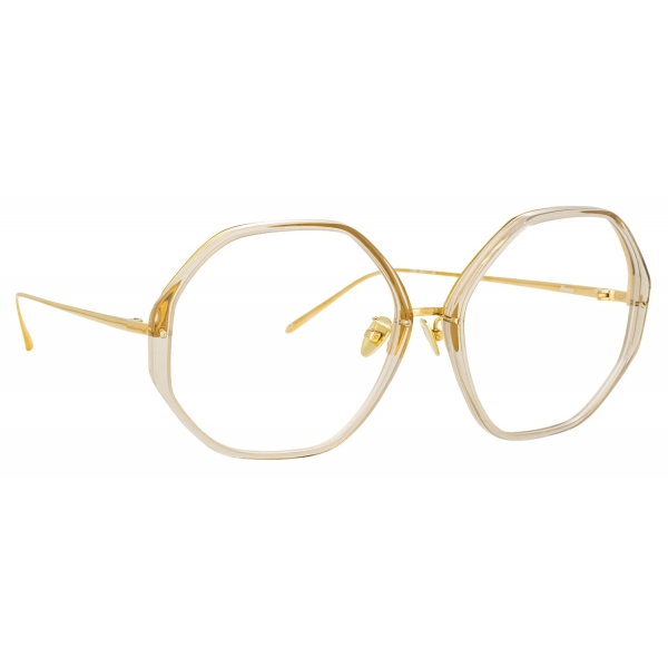 Linda Farrow - Alona Oversized Optical Glasses in Truffle - LFL901C18OPT - Linda Farrow Eyewear