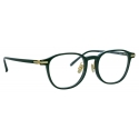 Linda Farrow - Arnold A Angular Optical Glasses in Green - LF63AC3OPT - Linda Farrow Eyewear