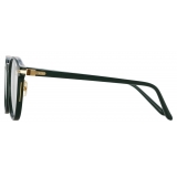 Linda Farrow - Arnold A Angular Optical Glasses in Green - LF63AC3OPT - Linda Farrow Eyewear